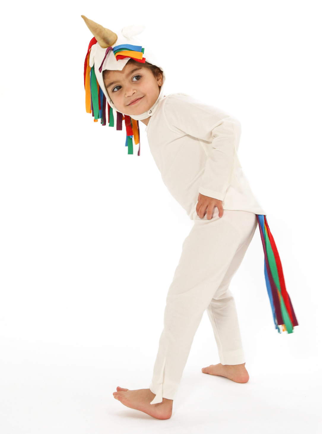 White Unicorn Pajama Costume