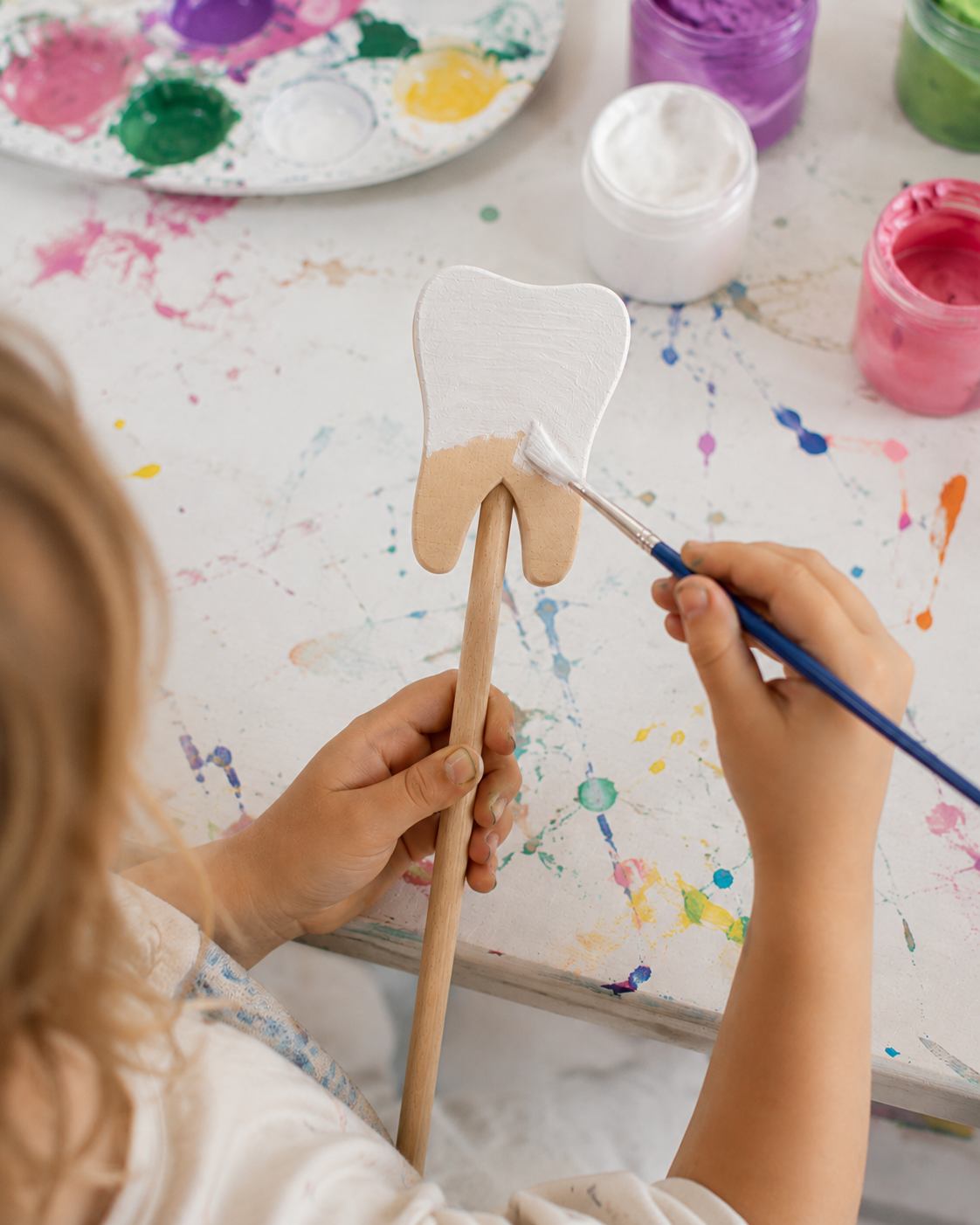 Paintable Wooden Tooth Fairy Wand