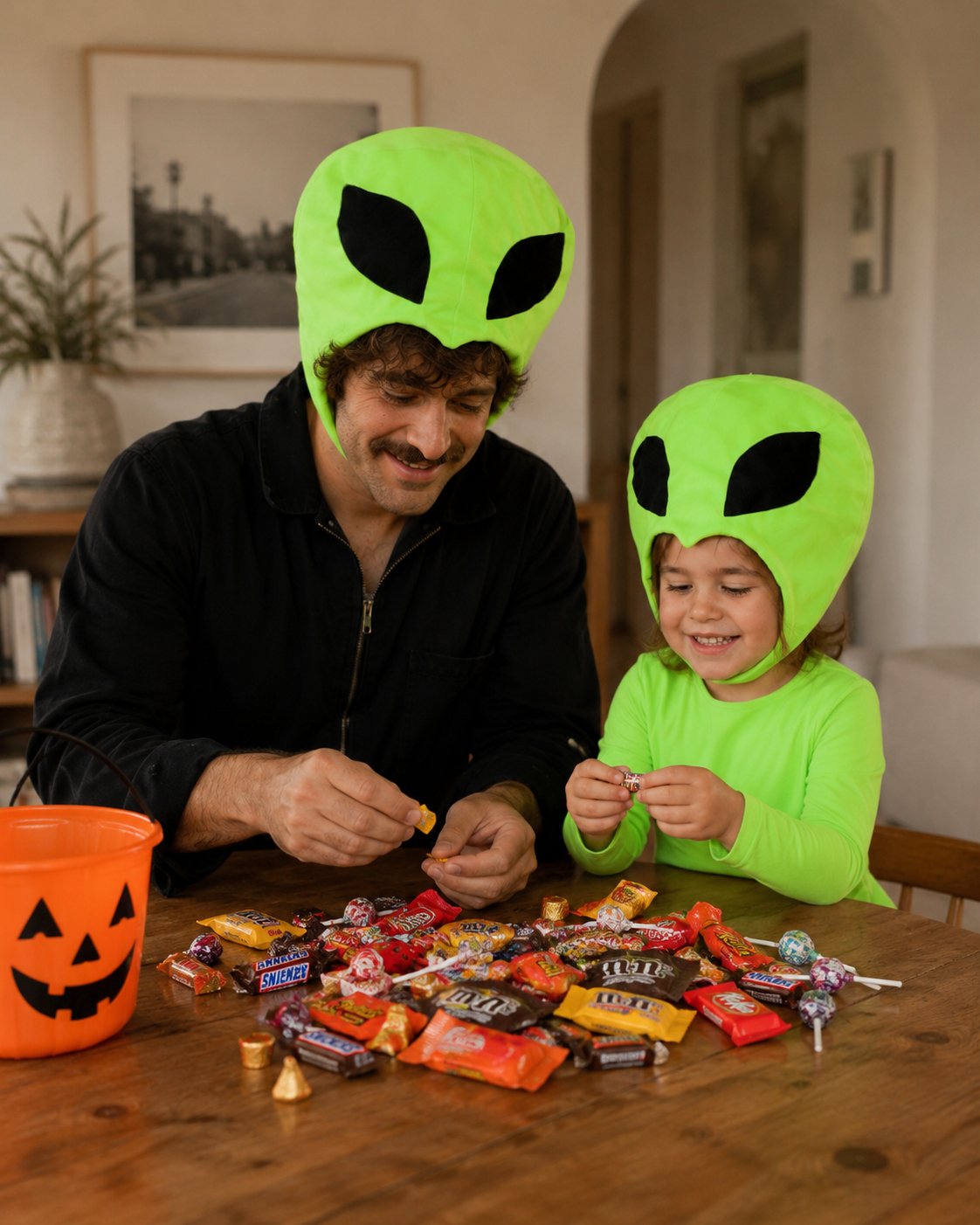 Cosmic Green Alien