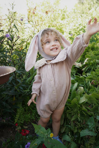 gray easter bunny bonnet