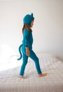 Blue Cat Pajama Costume