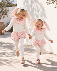 Ivory and Pink Circus Bunny Costume