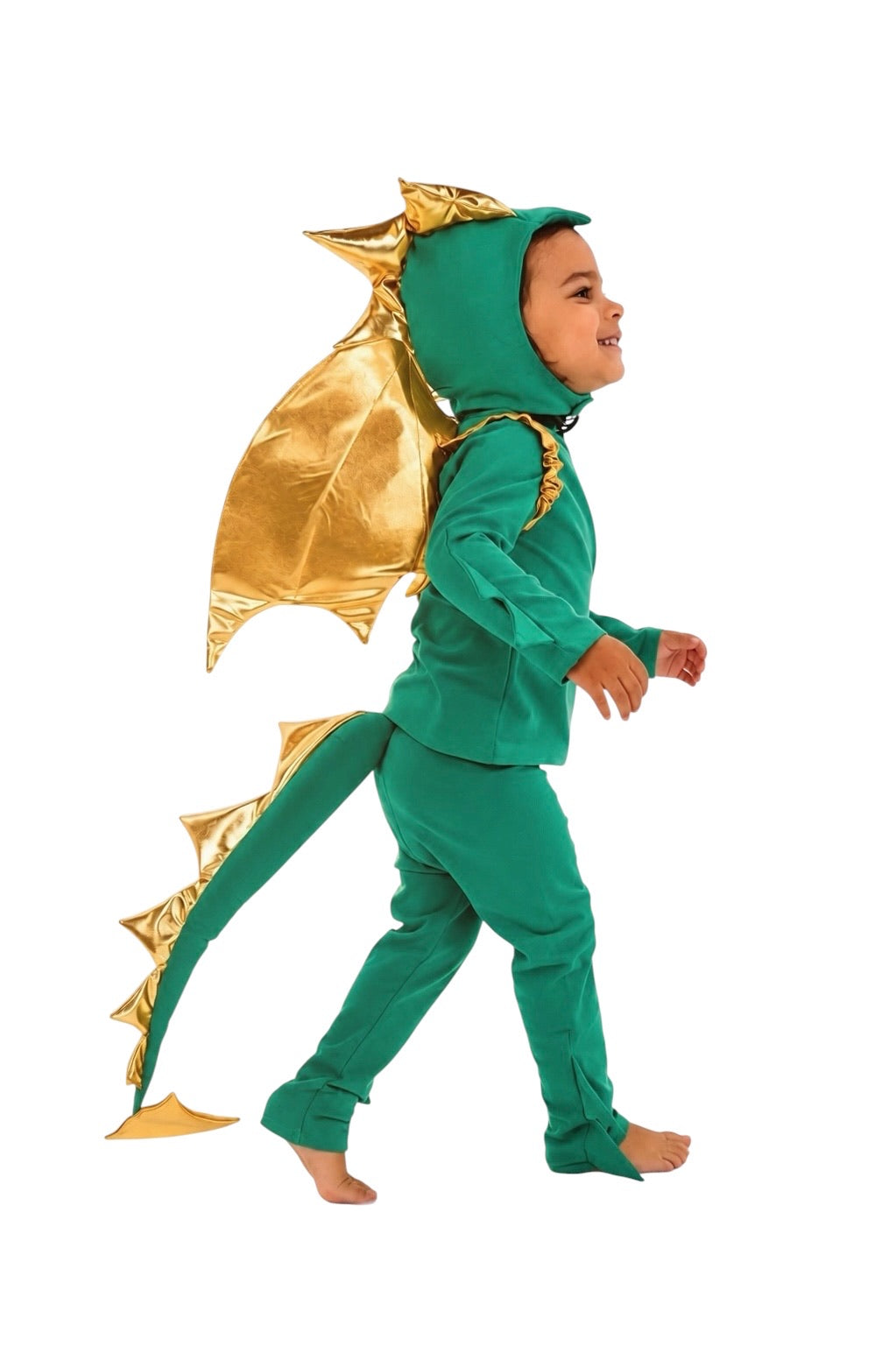 Green and Gold Dragon Tail