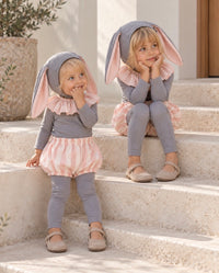 Grey Circus Bunny Costume