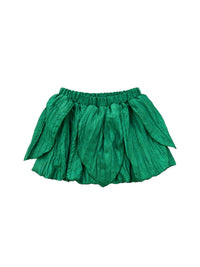 Green Fairy Leaf Open Front Skirt