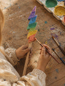 Paintable Wooden Lightning Bolt Wand