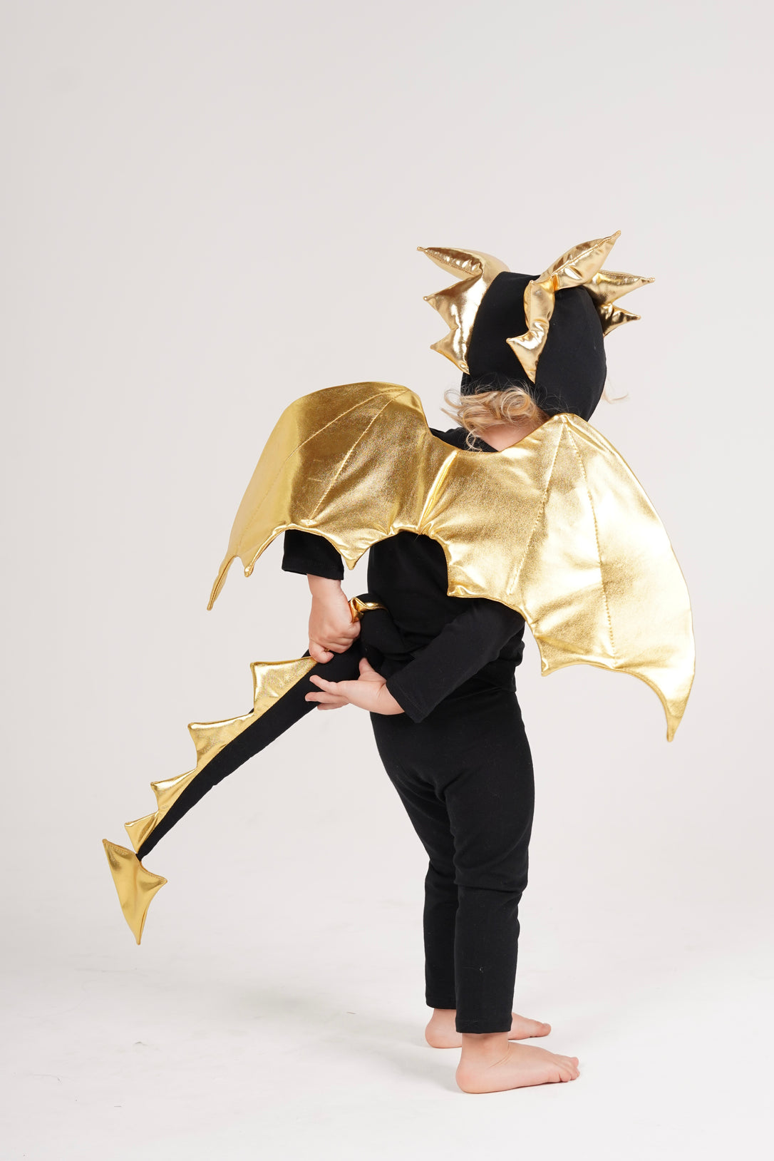 Black and Gold Dragon Tail