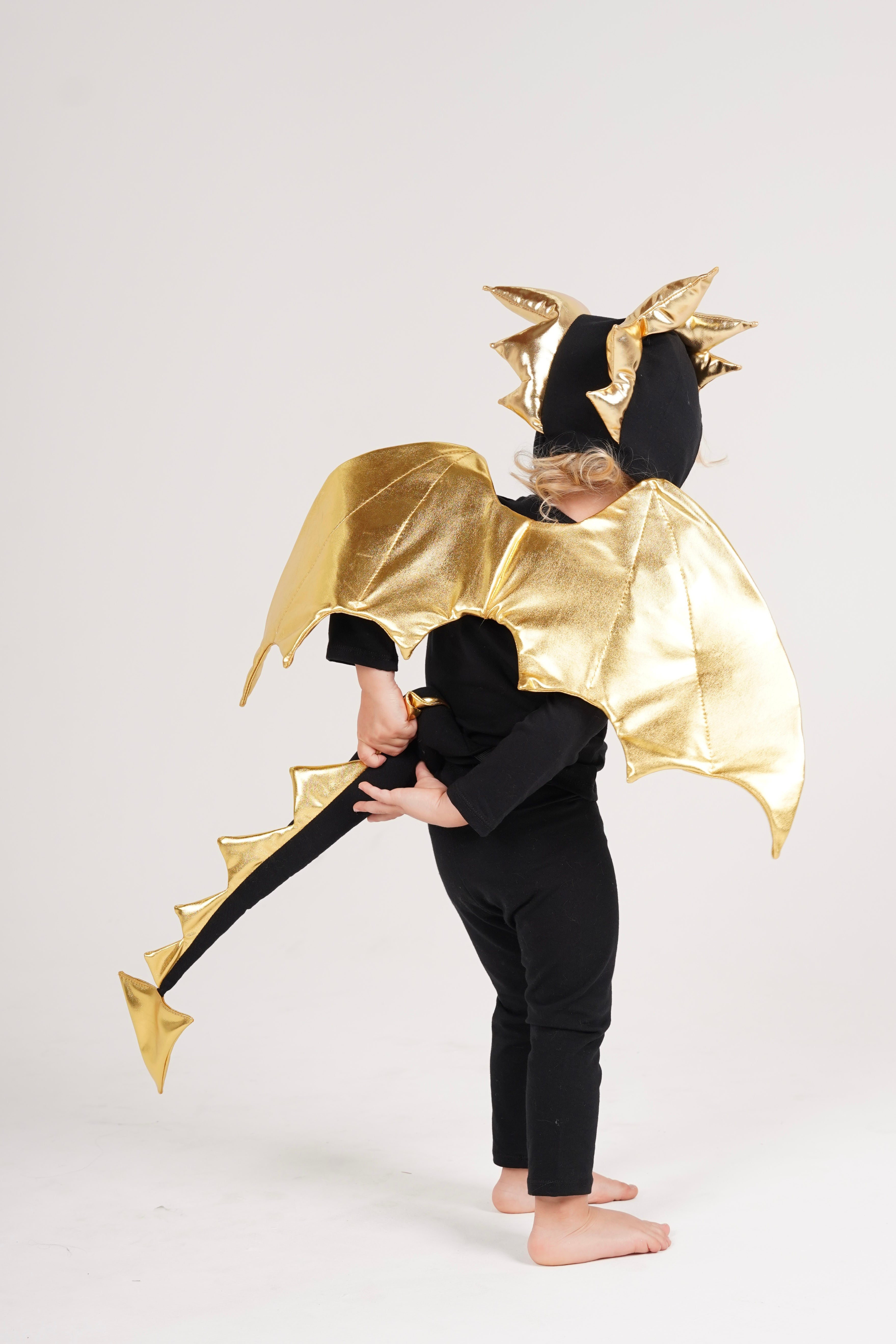 Black and Gold Dragon Tail