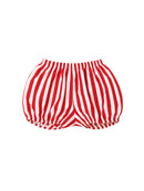 Red and white stripe bloomer