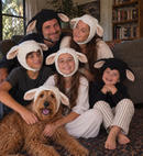 Family Sheep Hats, White Sheep and Black Sheep