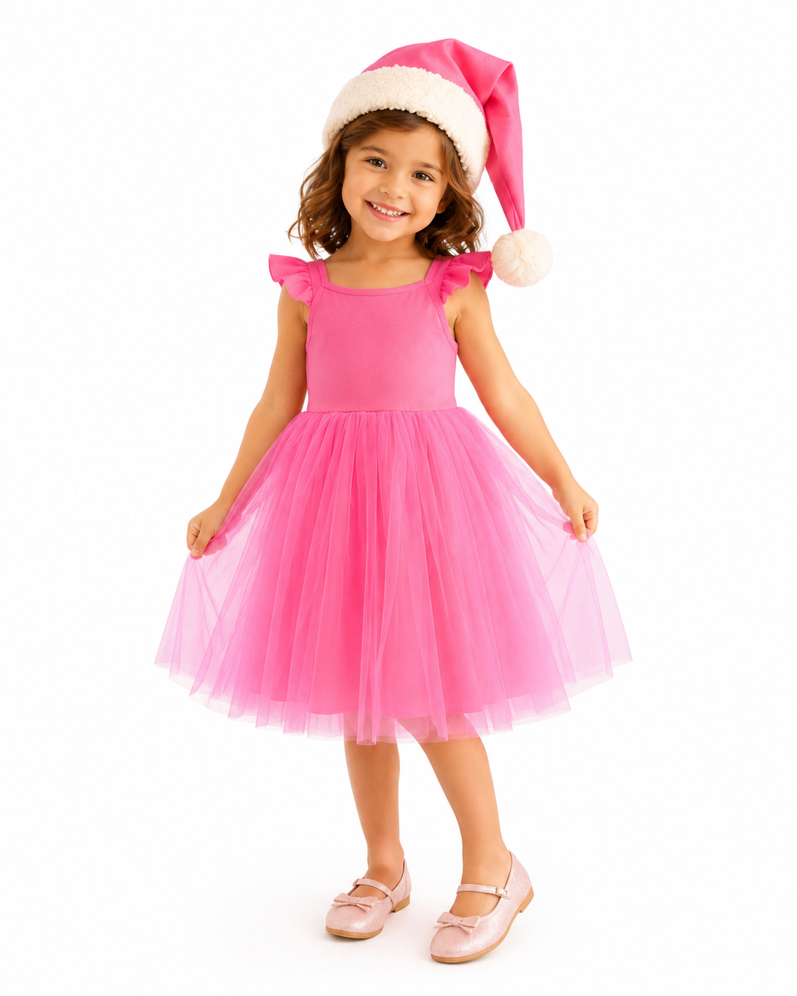 Pink Elf Holiday Dress for Kids – Christmas Tutu Costume & Playwear – Band of the Wild