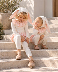 Ivory and Pink Circus Bunny Costume