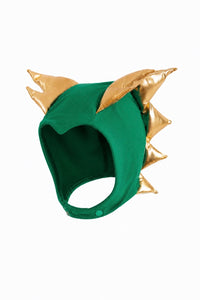 Green and Gold Dragon Hat