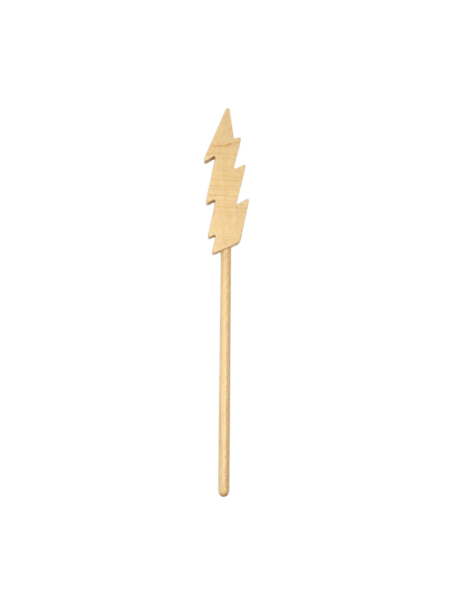 Paintable Wooden Lightning Bolt Wand