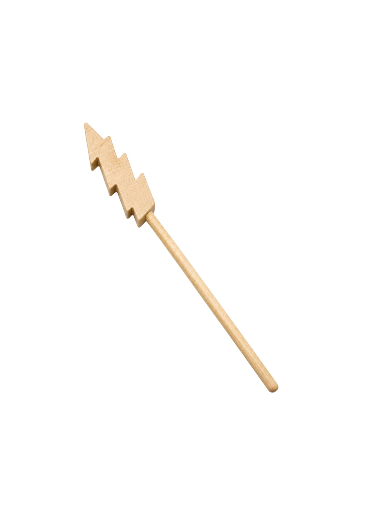 Paintable Wooden Lightning Bolt Wand