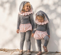 Grey Circus Bunny Costume