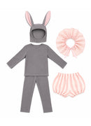Grey Circus Bunny Costume