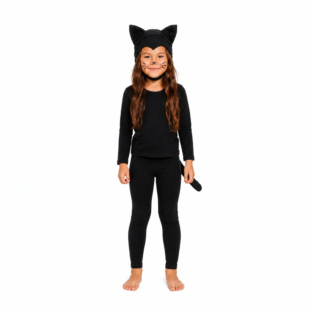 Black Cat Pajama Costume