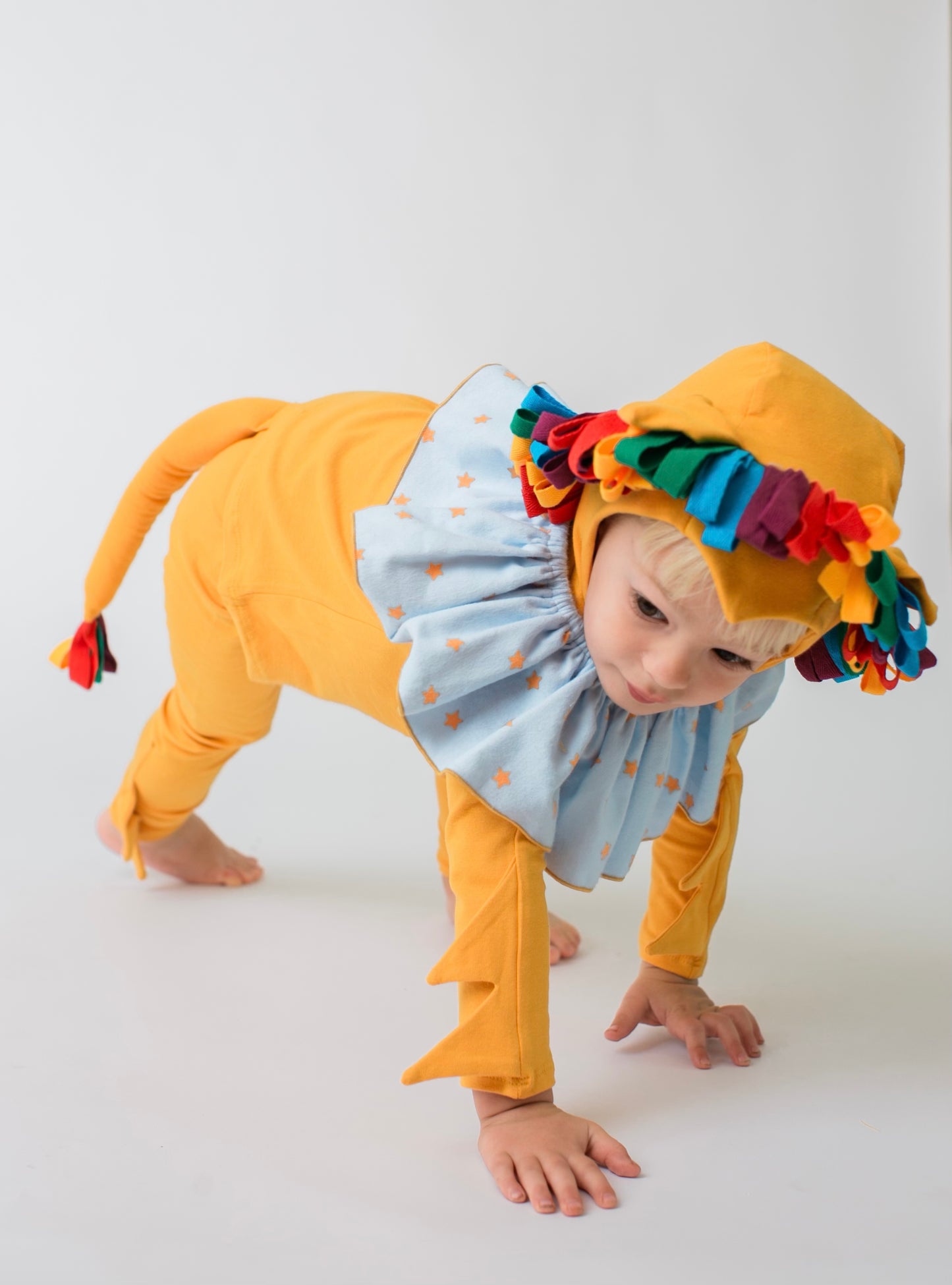 Rainbow Circus Lion Pajama Costume