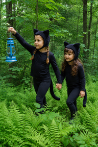 Black Cat Pajama Costume