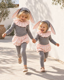 Grey Circus Bunny Costume