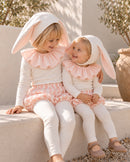 Ivory and Pink Circus Bunny Costume