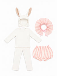 Ivory and Pink Circus Bunny Costume