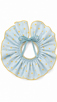 Ruffle Collar Blue