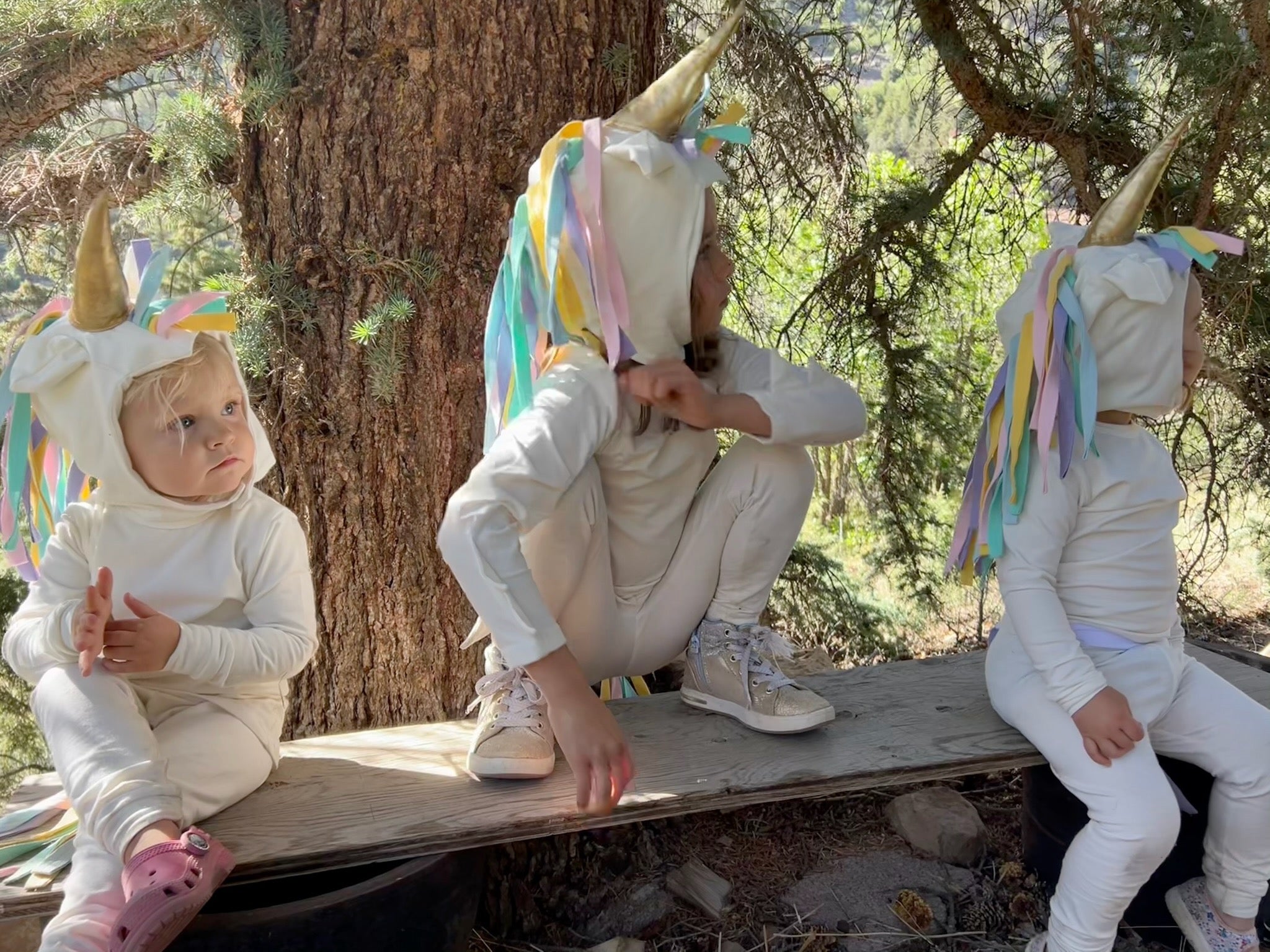 White Unicorn Hat Costume