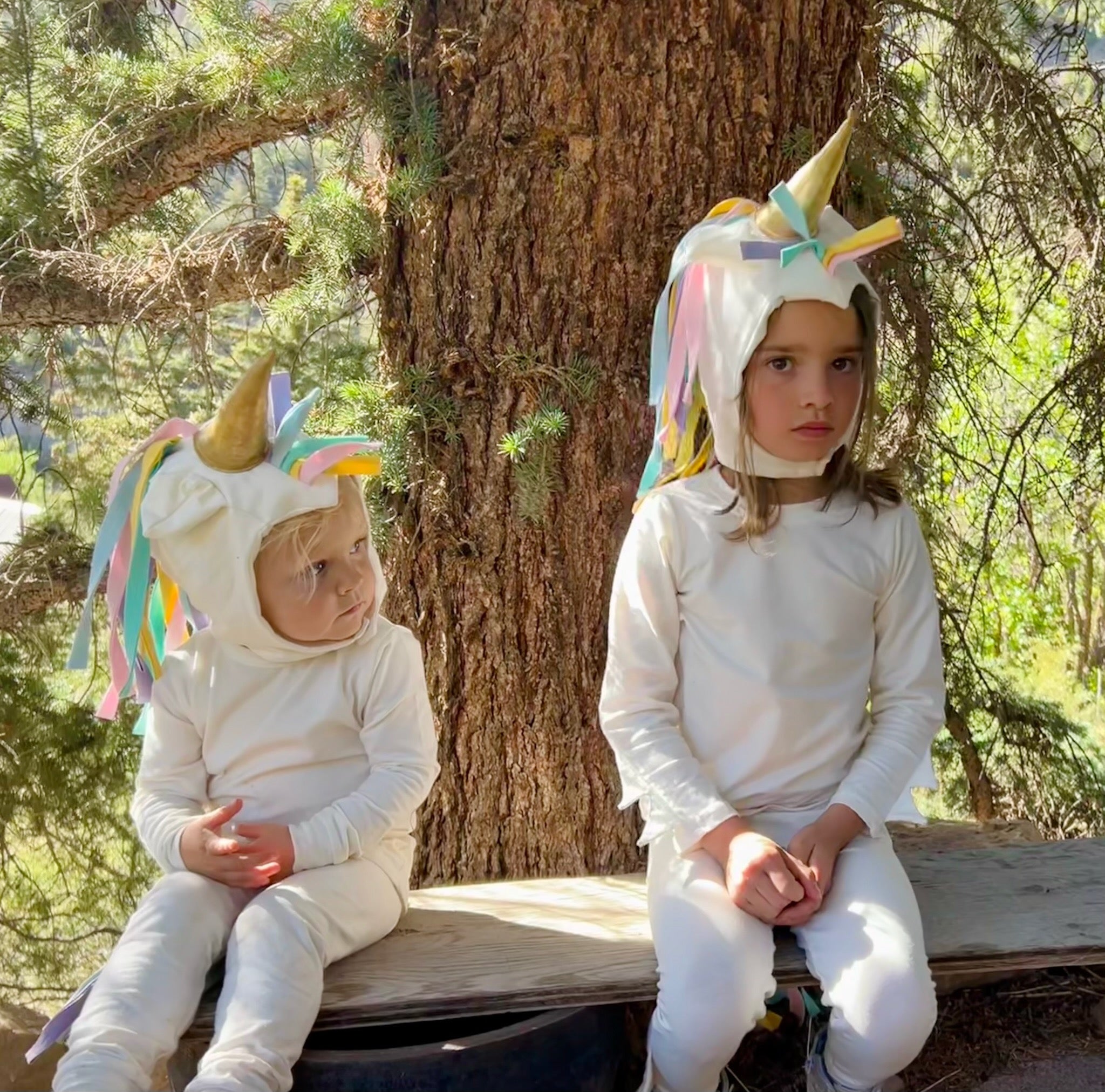 White Unicorn Hat Costume