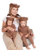 bear costume, baby bear costume, bear family costume, kids teddy bear costume, mama bear, papa bear, baby bear, Halloween costume, teddy bear pajamas