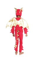 Sunfire Red Dragon with Gold Wings