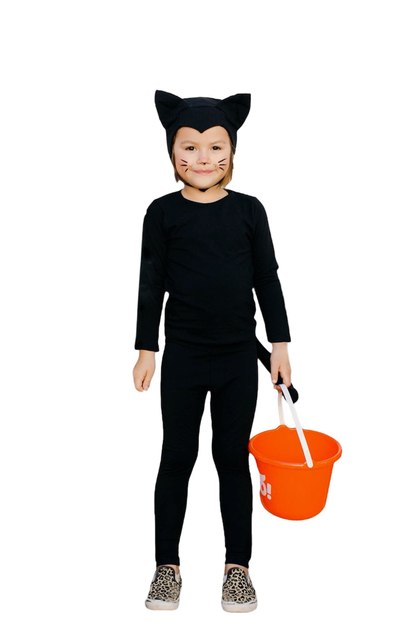 Black Cat Pajama Costume