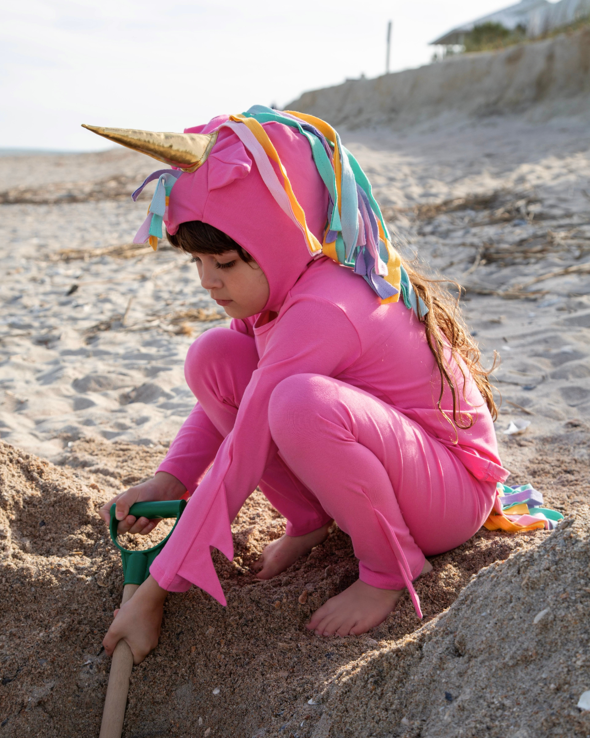 Pink top unicorn onesie