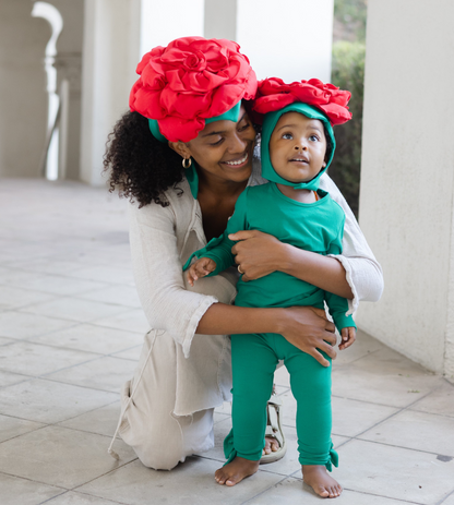 Rose hat for women, flower fairy, fairy costume women, rose costume, mommy and me costume.